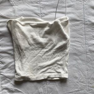 ribbed cropped cami top